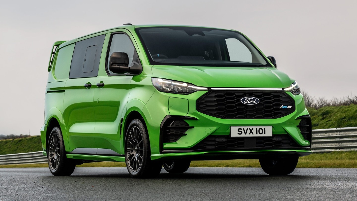 ford transit custom msrt green front