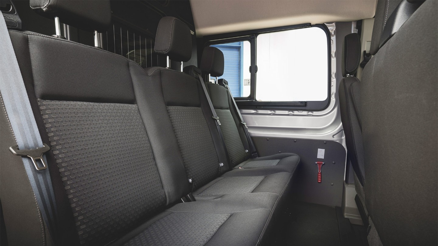 A Ford E-Transit ülései